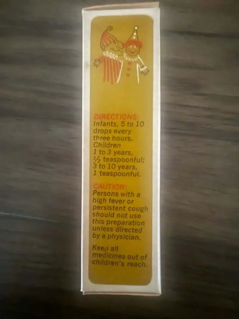 Vintage RASP Baby and Children's Pineapple-Honey Flavored Cough Syrup